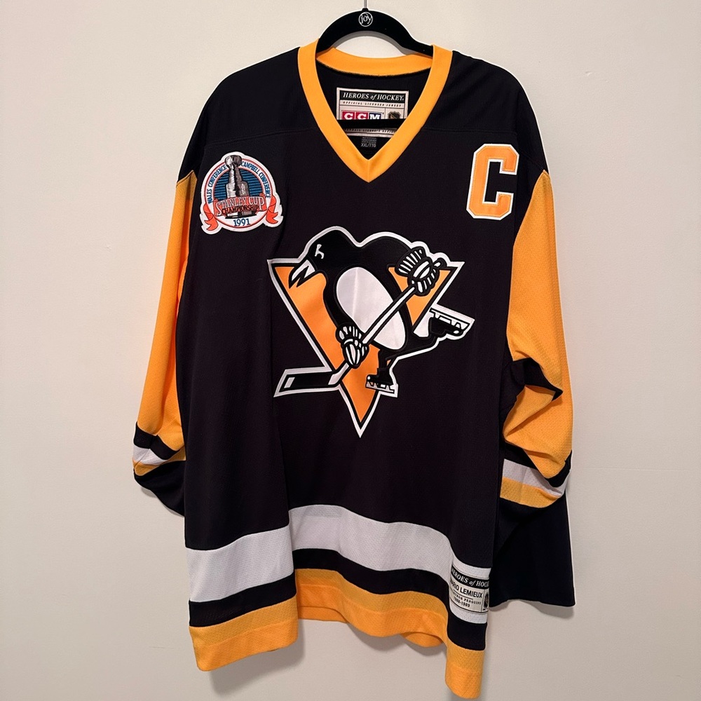 CCM Lemieux Pittsburgh Penguins Jersey